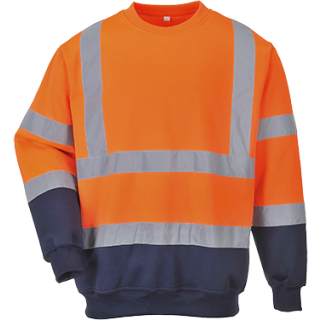 Portwest Warnschutz zweifarbiges Sweatshirt
