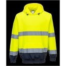 Portwest Warnschutz zweifarbiger Kapuzen Sweater in der Farbe Orange-Marine und der Größe XL