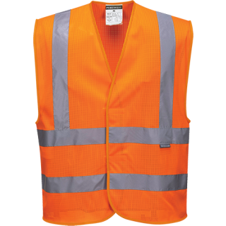 Portwest Warnschutz Full Mesh Weste in der Farbe Orange und der Größe S-M