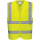 Portwest Warnschutz Reißverschluss Weste in der Farbe Gelb und der Größe L