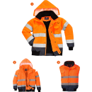 Portwest 3in1 Bomber-Jacke 3:2 in der Farbe Orange-Marine...
