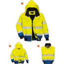 Portwest 3in1 Bomber-Jacke 3:2 in der Farbe Orange-Marine und der Größe L