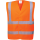 Portwest Warnschutz Band und Brace Weste in der Farbe Orange und der Größe 4XL-5XL