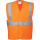 Portwest Warnschutz mit einfachem Band Weste in der Farbe Orange und der Größe L-XL