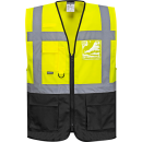Portwest Warsaw Executive Weste in der Farbe Gelb-Royalblau und der Größe 3XL