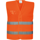 Portwest Warnschutz Mesh Weste in der Farbe Orange und der Größe 4XL-5XL