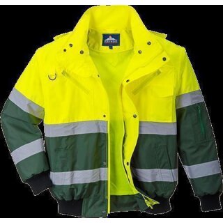 Portwest C565-P Warnschutz Bomber-Jacke in vers. Größen