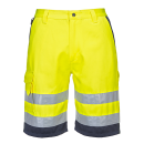 Portwest Warnschutz Polyester-Baumwolle-Shorts in der Farbe Orange-Marine und der Größe L