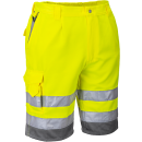 Portwest Warnschutz Polyester-Baumwolle-Shorts in der Farbe Orange-Marine und der Größe S