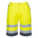 Portwest Warnschutz Polyester-Baumwolle-Shorts in der Farbe Orange-Marine und der Größe XXL