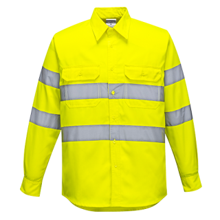 Portwest Warnschutz Arbeits-Shirt in der Größe L