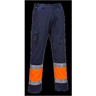 Portwest Warnschutz zweifarbige Combat Hose