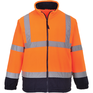 Portwest Warnschutz-Jacke zweifarbig Fleece in vers. Farben und Größen
