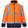 Portwest Warnschutz zweifarbig Fleece in der Farbe Orange-Marine und der Größe 4XL