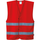 Portwest Iona 2-Band Weste in der Farbe Rot und der Größe S-M
