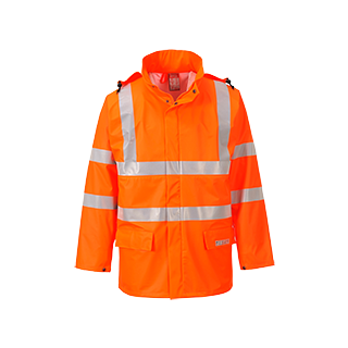 Portwest Sealtex Flame Warnschutz Jacke in der Farbe Gelb und der Größe M