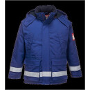 Portwest flammhemmende Winter Jacke in der Farbe Marine und der Größe L
