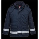 Portwest flammhemmende Winter Jacke in der Farbe Marine und der Größe XL