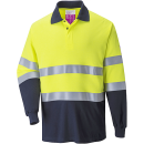 Portwest Warnschutz Polo-Shirt flammhemmend zweifarbig in...