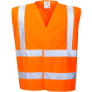 Portwest Warnschutz-Weste-flammhemmend in der Farbe Orange und der Größe L-XL