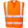Portwest Warnschutz-Weste-flammhemmend in der Farbe Orange und der Größe L-XL