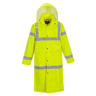Portwest Warnschutz Mantel 122cm in der Größe M