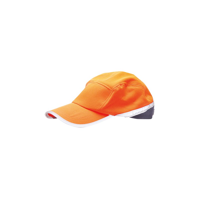 Wintermütze Orange/Gelb Warnschutz-Mütze Warnschutz mit Reflexstreifen