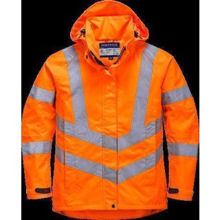 Portwest Damen HiVis atmungsaktive Jacke in der Farbe Orange und der Größe S