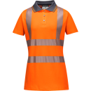 Portwest Warnschutz Damen Pro Polo-Shirt in der Farbe Orange und der Größe L