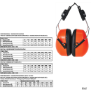 Portwest Warnschutz Clip-On Kapselgehörschutz in der Farbe Orange