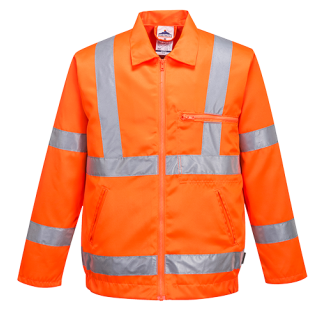 Portwest RT40-P Warnschutz Polyester-Baumwolle Jacke in vers. Größen