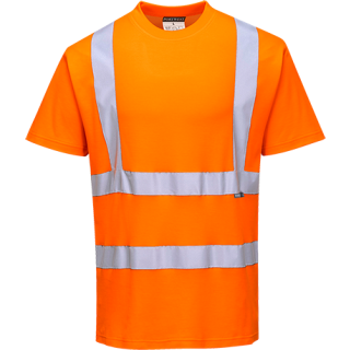 Portwest Baumwoll Comfort T-Shirt in der Farbe Gelb und der Größe L