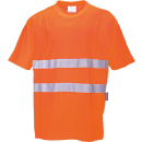 Portwest Baumwoll Comfort T-Shirt in der Farbe Orange und der Größe L