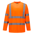 Portwest Warnschutz T-Shirt langarm in der Farbe Orange und der Größe M