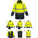 Portwest Warnschutz 7in1 Kontrast Jacke in vers. Farben