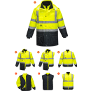 Portwest Warnschutz 7in1 Kontrast Jacke in vers. Farben