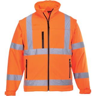 Portwest Warnschutz Softshell-Jacke S428-P in vers. Farben und Größen