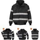 Portwest Iona 4in1 Bomber-Jacke in der Farbe Schwarz und...