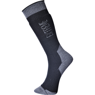 Portwest Extreme Cold Weather Socken in der Farbe Schwarz und der Größe 39-43