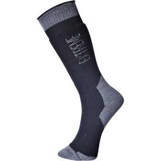 Portwest Extreme Cold Weather Socken in der Farbe Schwarz und der Größe 44-48