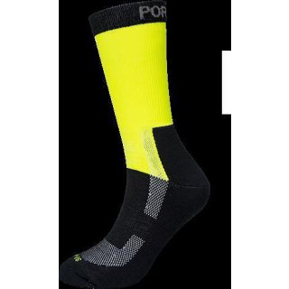 SK27 Leichte Warnschutz Socken Gelb 
