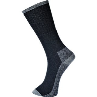 Portwest Arbeits-Socken 3er Pack in der Farbe Schwarz und der Größe 39-43