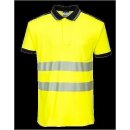 Portwest PW3 Warnschutz Polo-Shirt in der Farbe Orange-Marine und der Größe XXL