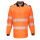 Portwest PW3 Warnschutz Polo-Shirt in der Farbe Orange-Schwarz und der Größe 4XL