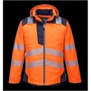 Portwest PW3 Warnschutz Winter Jacke in der Farbe Orange-Schwarz und der Größe XL