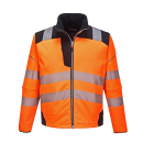 Portwest PW3 Warnschutz Softshell-Jacke in der Farbe Orange-Schwarz und der Größe 4XL