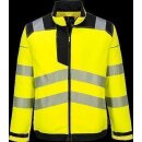 Portwest PW3 Warnschutz Arbeits-Jacke in der Farbe Orange-Schwarz und der Größe XL