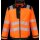 Portwest PW3 Warnschutz Arbeits-Jacke in der Farbe Orange-Schwarz und der Größe XL