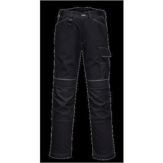 Portwest PW3 Arbeits-Hose in der Farbe Schwarz und der Größe UK30 EU46 F