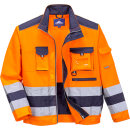 Portwest Lille Warnschutz Jacke in der Farbe Gelb-Marine...